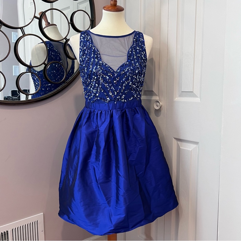 Adrianna Papell Blue Dress